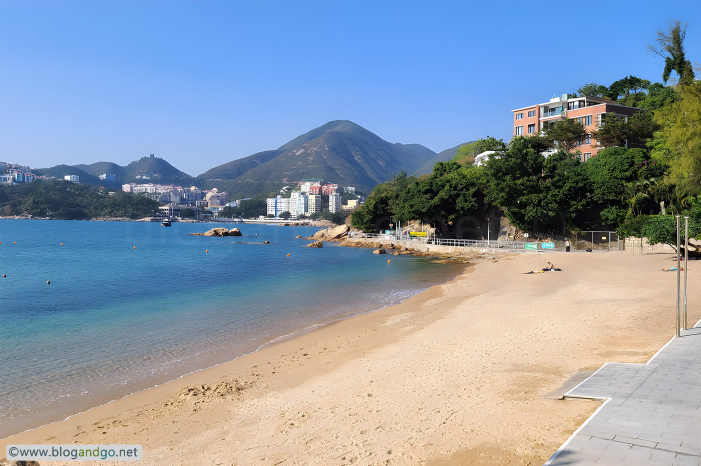 Stanley - View Across Stanley Bay From St Stephen's Beach